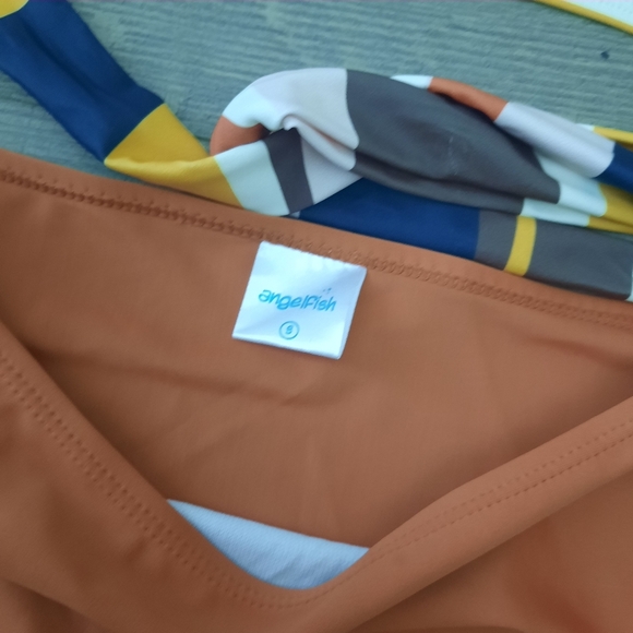 Bikini set Tie bra High  Waisted bottom - Picture 2 of 9